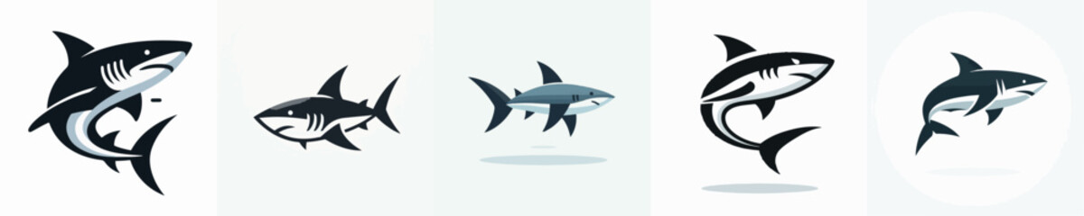 Fototapeta premium Shark Vector Illustration