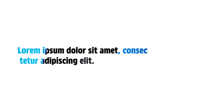 Clean Text Transition Animation