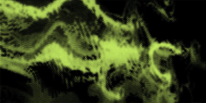 Camouflage seamless pattern. Digital military texture. Print on fabric on clothes. Endless pattern of hexagonal elements. Vector graphics