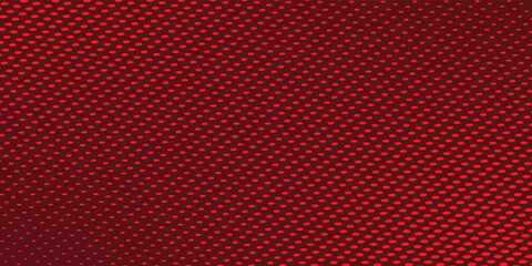 Obraz premium Abstract Red Dotted Halftone Gradient Background.