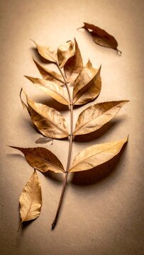 Autumn Leaf Still Life.