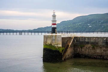 The South Pier and lighthouse in Ramsey, Isle of Man © Bernd Brueggemann