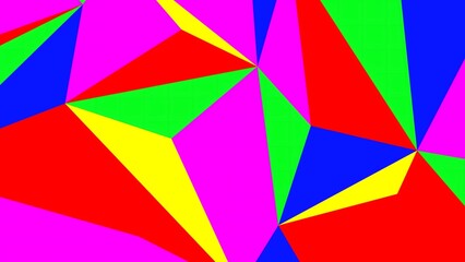 Fototapeta premium Colorful Geometric Abstract Pattern with Triangles