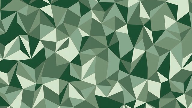 Geometric Green Pattern Abstract Texture
