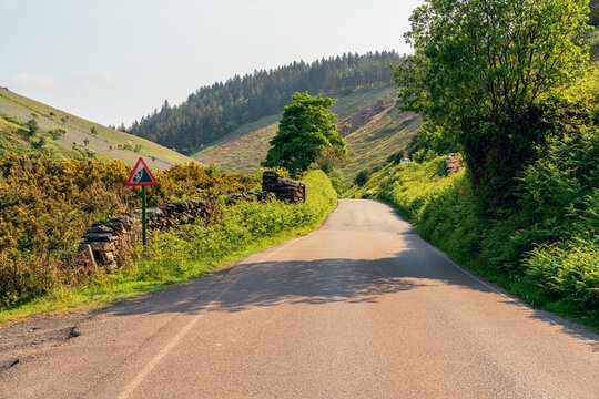 Landscape seen from the A14 between Sulby and Snaefell, Isle of Man