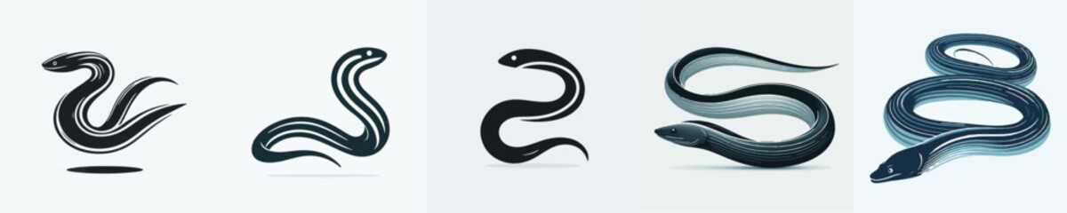 Eel Collection Vector Illustration © Fajar
