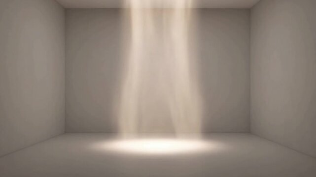 empty room with light
