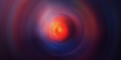 Vibrant light spectrum swirl featuring smooth gradient transitions of fiery red orange and deep purple nebula color patterns. © mek