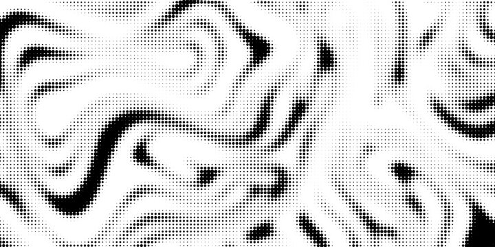 Abstract pop art comic style black halftone isolated on white background Vector. Dotted gold spray vector illustration. Creative pattern vector halftone background. Black dot spray gradation.