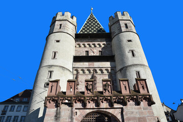 Naklejka premium Tour médiévale à Bâle. Suisse 