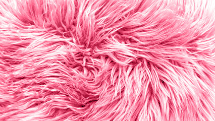 Fototapeta premium Soft Pink Faux Fur Texture Background in Close Up, for Fashion Accessories, Winter Clothing Ads, Beauty Packaging, Gift Wrapping, Cozy Home Decor, and Luxury Textile Branding