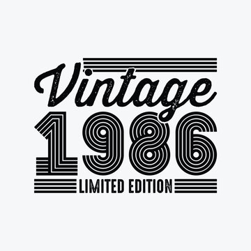 Retro 1986 Birthday Gift