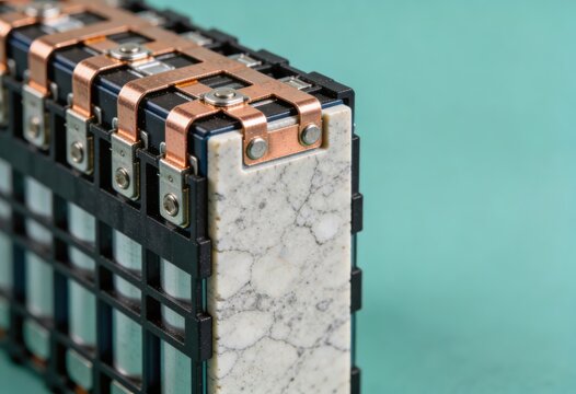 Innovative battery technology showcasing complex architecture in energy storage components demonstrating durability efficiency and modern design ethos