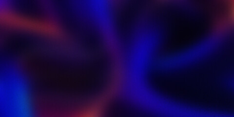 Abstract background of swirling deep blue and red light streaks, dark and moody, ethereal glow, smooth movement. © rk