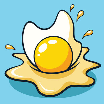 logo design vector illustration icon cracked egg