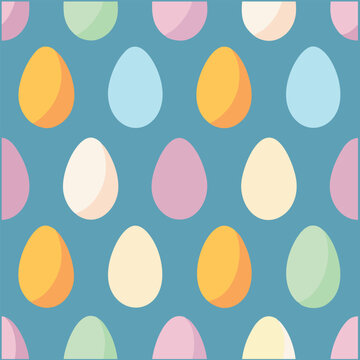 logo design vector illustration icon pattern of multiple egg background