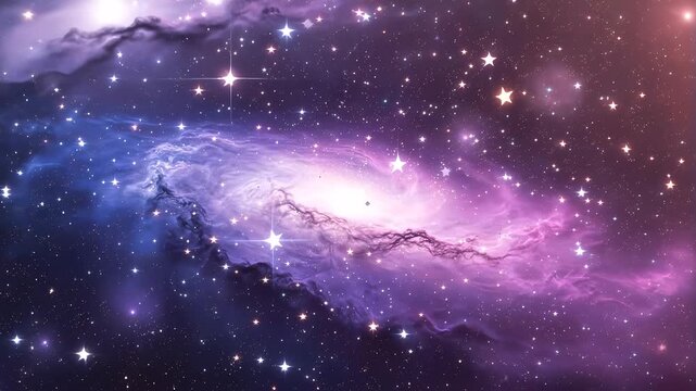 Guitar skull cosmic b-roll slow-motion surreal galaxy scene background