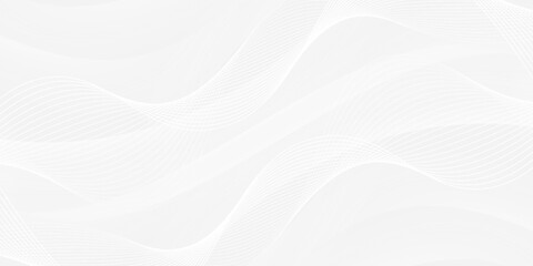 Obraz premium A light gray background with soft wavy lines that looks simple and natural.