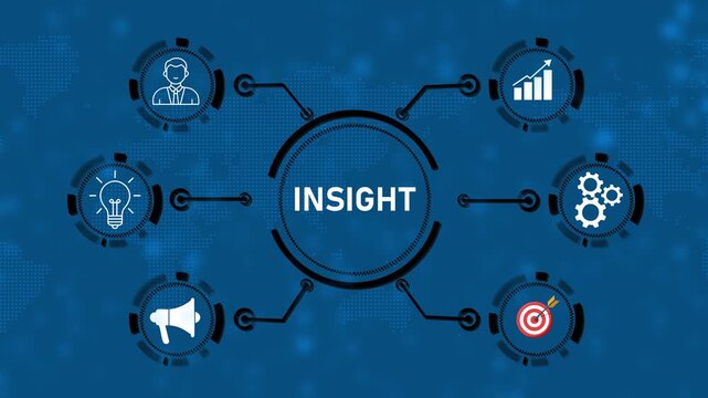 INSIGHT inscription, successful business concept. Business, Technology, Internet and network concept.
