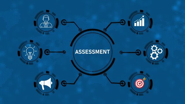 Business, Technology, Internet and network concept. Assessment analysis evaluation measure.