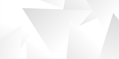 Obraz premium High-Tech Abstract Visual Background in a White and Gray Palette, Integrating Fine Geometric Lines, Diamond and Triangle Patterns. Geometric Grey Polygonal Background With Faceted Triangles .