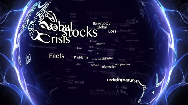 GLOBAL CRISIS Keywords Animation, Background, Loop
