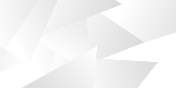 High-Tech Abstract Visual Background in a White and Gray Palette, Integrating Fine Geometric Lines, Diamond and Triangle Patterns. Geometric Grey Polygonal Background With Faceted Triangles .