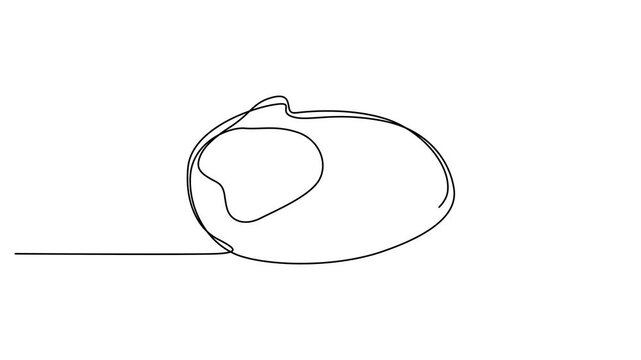 Minimalist line art donuts, black outline, simple sweet treats, vector illustration