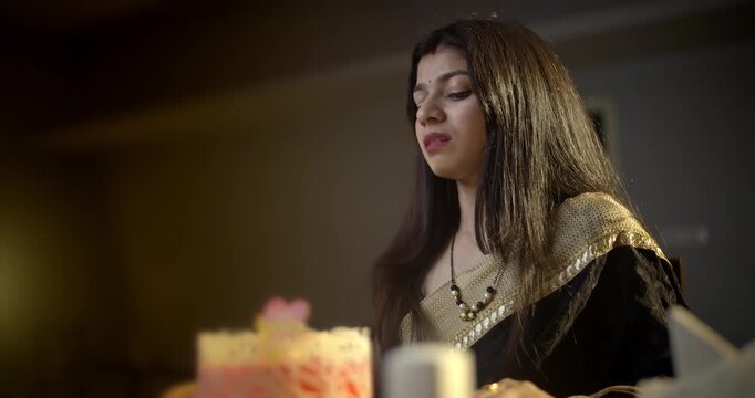 Indian Housewife Seeing Her Ex-Lover and Feeling Emotional Distress, Regret, and Unresolved Feelings