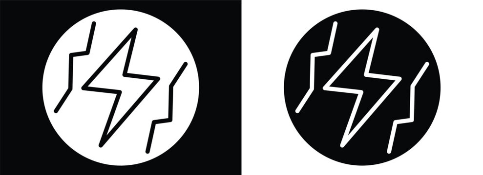 Energy Supply monochrome glyph style