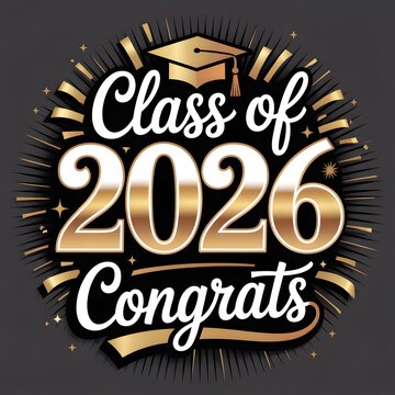 Graduation celebration design for Class of 2026
