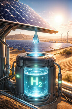 EU African Union Green Hydrogen Sahara solar farms conversion deal 2030 energy export hubs renewable hydrogen production Green H2 initiative