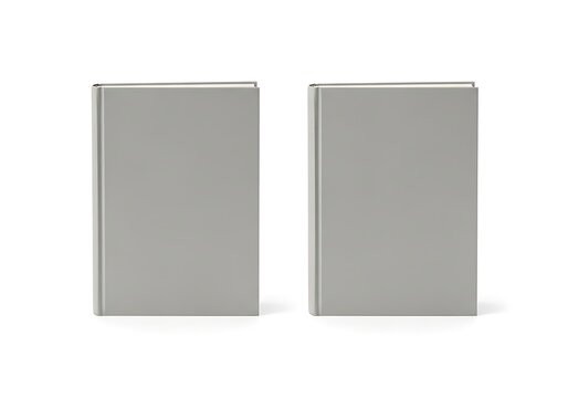 Two identical gray rectangular objects on a white background with subtle shadows.