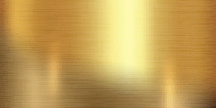 Shiny brushed gold and silver metallic texture pattern featuring a light grey stainless steel surface backdrop and polished aluminum plate sheet design