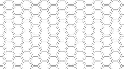 Fototapeta premium Hexagonal pattern with clean geometric design
