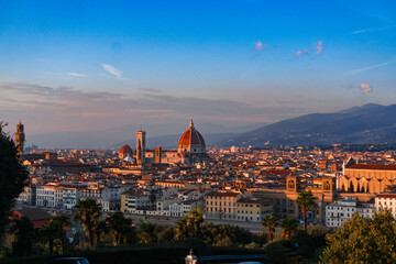 Obraz premium Atardecer en Firenze