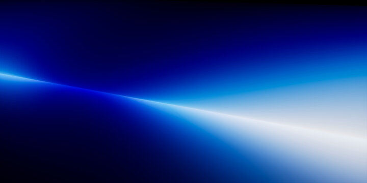 Bright blue neon streak cutting across a dark background with a smooth gradient fade. Dynamic light trail abstract wallpaper ideal for tech brands and UI designs.