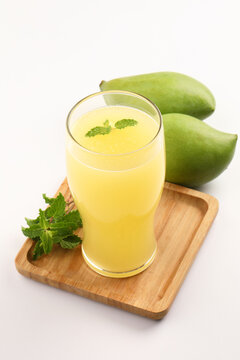 Aam Panna is a traditional Indian summer drink made primarily from boiled or roasted raw mangoes (kairi), blended with sweeteners, herbs, and spices. It is renowned for its tangy and sweet taste