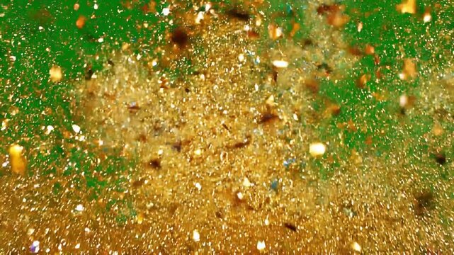 A video showcasing a stunning aerial view of a vibrant green and brown landscape with small rocks and pebbles scattered throughout, captured in a mesmerizing video.