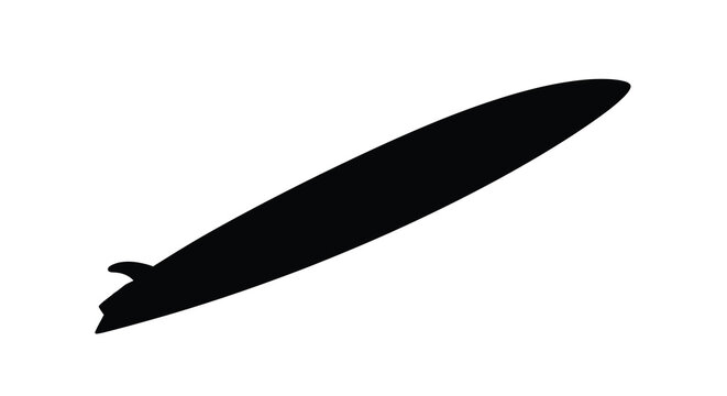 surfboard silhouette high quality professional detailed modern elegant