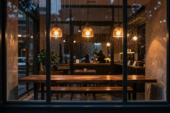 Interior Of Caffeteria