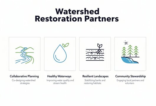 Innovative Watershed Restoration Strategies for Sustainable Ecosystems and Community Resilience in Environmental Stewardship captured with clarity