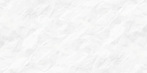 Fototapeta premium White crumpled paper texture background with organic folds and shadows, minimalist blank parchment for design mockups. minimalist background featuring the textured surface of white crumpled paper