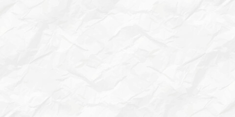 Naklejka premium White crumpled paper texture background with organic folds and shadows, minimalist blank parchment for design mockups. minimalist background featuring the textured surface of white crumpled paper