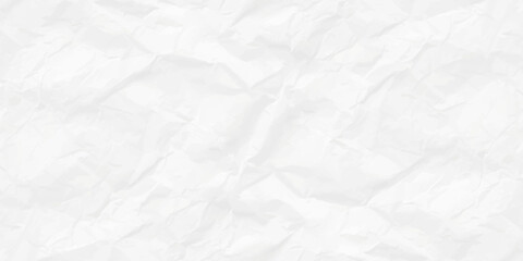 Obraz premium White crumpled paper texture background with organic folds and shadows, minimalist blank parchment for design mockups. minimalist background featuring the textured surface of white crumpled paper