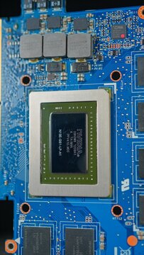 Nvidia graphic processing unit chip GPU. High demand of GPU chips by large tech AI companies for artificial intelligence. Innovation and advanced technology: Toronto, Ontario, Canada - March 24, 2026