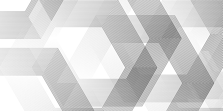 Modern abstract seamless lines background. Abstract triangle cube pattern lines. Illustration business technology concept diagonal stripes transparent background. 