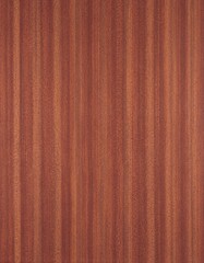 Fototapeta premium Sapele laminate wood texture with distinctive ribbon grain pattern.
