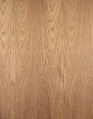 Fototapeta premium Natural teak veneer with warm honey brown tones and bookmatched cathedral grain, refined tropical hardwood surface.