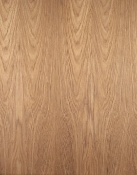 Natural teak veneer with warm honey brown tones and bookmatched cathedral grain, refined tropical hardwood surface.